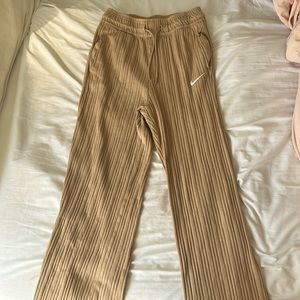 Tan Nike Flare Pants- Size XS